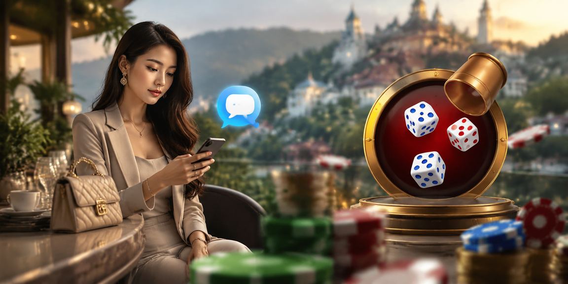 Cốc cà phê bên bàn cược tài xỉu tại Đà Lạt với bối cảnh thanh bình và trang trí ấm cúng